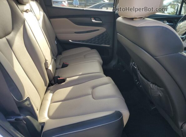 5NMS44ALXMH370133 2021 HYUNDAI SANTA White Vista interior trasera