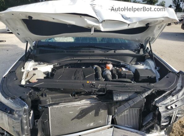 5NMS44ALXMH370133 2021 HYUNDAI SANTA White Vista del compartimento del motor