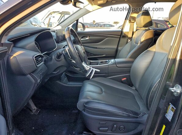 5NMS4DAL4MH354512 2021 HYUNDAI SANTA Gray წინა სალონის ხედი