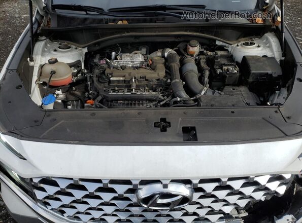 5NMS4DAL4MH354591 2021 HYUNDAI SANTA White Engine compartment view