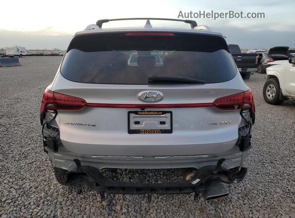 5NMS4DAL6NH455858 2022 HYUNDAI SANTA Silver Vista trasera