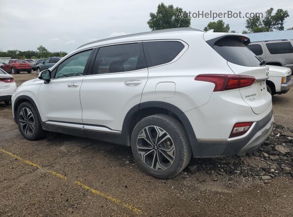 5NMS53AA2KH069794 2019 HYUNDAI SANTA Белый Задняя левая четверть