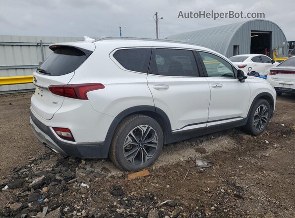 5NMS53AA2KH069794 2019 HYUNDAI SANTA Белый Задняя правая четверть