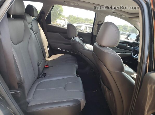 5NMS53AD7LH213044 2020 HYUNDAI SANTA Black Rear interior view