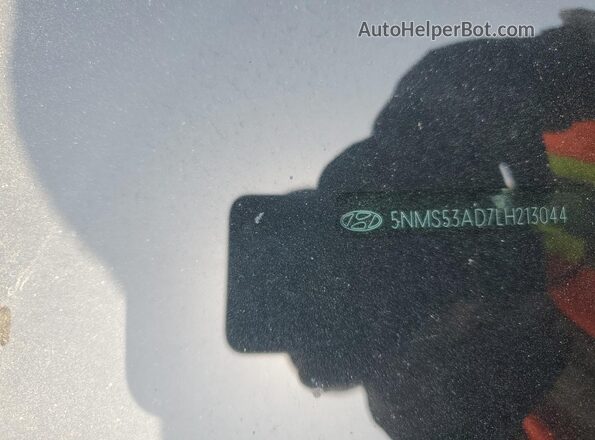 5NMS53AD7LH213044 2020 HYUNDAI SANTA Black VIN sticker view