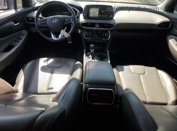 5NMS53AD7LH213044 2020 HYUNDAI SANTA Black Dashboard view