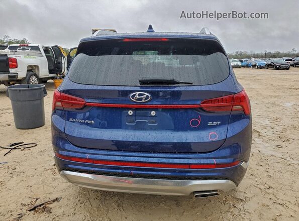 5NMS54AL4NH375150 2022 HYUNDAI SANTA FE CALLIGRAPHY Blue Vista trasera