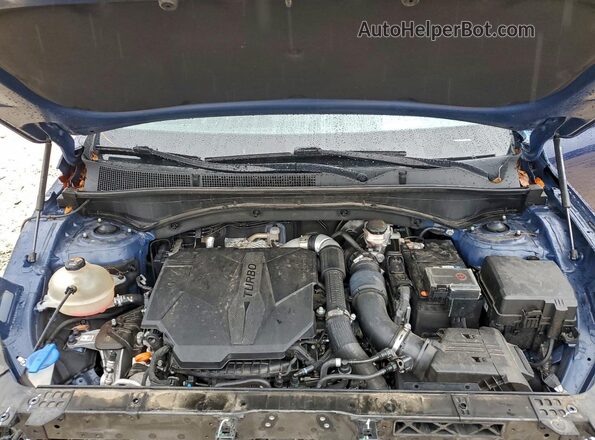 5NMS54AL4NH375150 2022 HYUNDAI SANTA FE CALLIGRAPHY Blue Vista del compartimento del motor