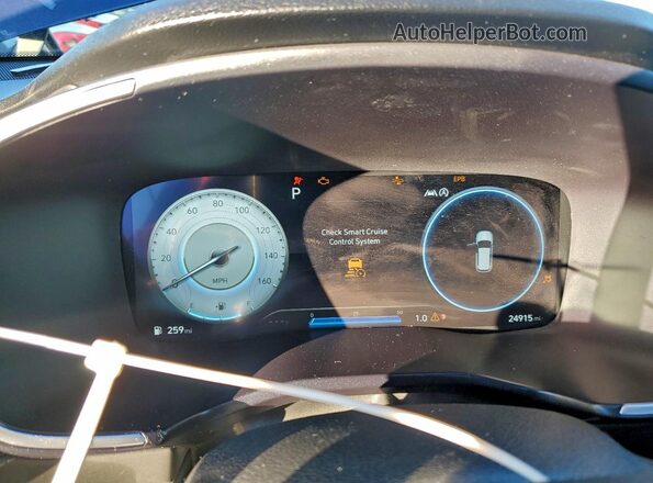 5NMS54AL4PH597450 2023 HYUNDAI SANTA FE CALLIGRAPHY Blue Instrument cluster view