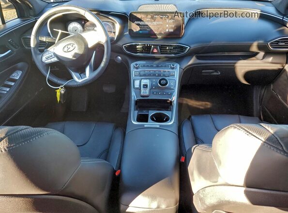 5NMS54AL4PH597450 2023 HYUNDAI SANTA FE CALLIGRAPHY Blue Dashboard view