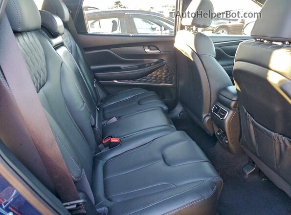 5NMS54AL4PH597450 2023 HYUNDAI SANTA FE CALLIGRAPHY Blue Rear interior view
