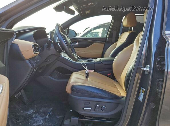5NMS54AL8PH505546 2023 HYUNDAI SANTA FE CALLIGRAPHY Gray Вид салону спереду