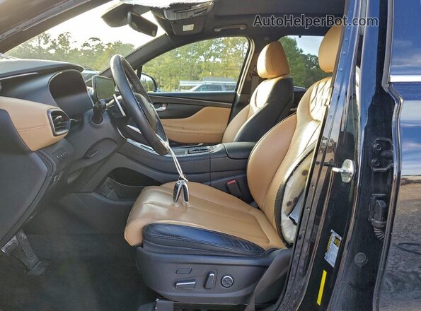 5NMS54AL9NH384670 2022 HYUNDAI SANTA FE CALLIGRAPHY Black Front interior view