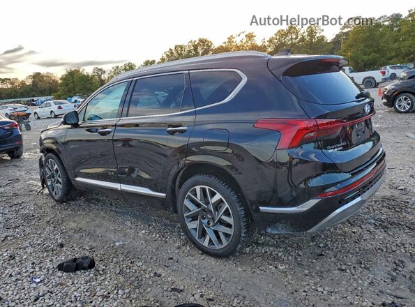 5NMS54AL9NH384670 2022 HYUNDAI SANTA FE CALLIGRAPHY Black Rear left