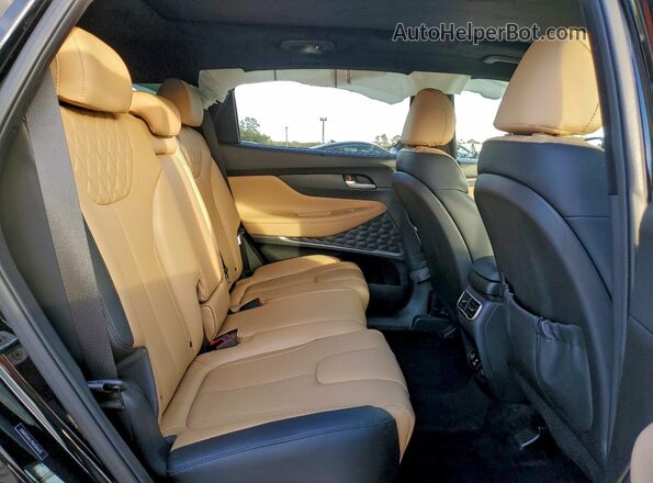 5NMS54AL9NH384670 2022 HYUNDAI SANTA FE CALLIGRAPHY Black Rear interior view