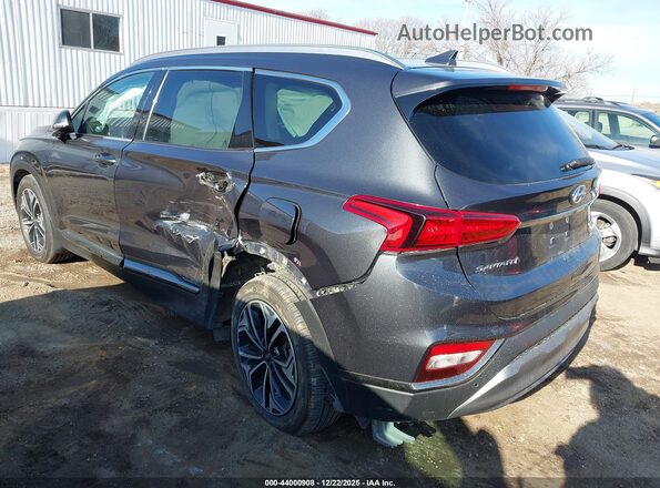 5NMS5CAA7LH292530 2020 HYUNDAI SANTA FE Black Trasero izquierdo