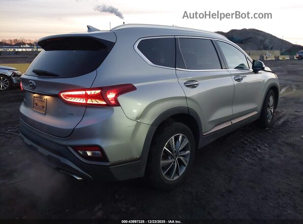 5NMS5CAD5LH245698 2020 HYUNDAI SANTA FE Silver Задня права чверть