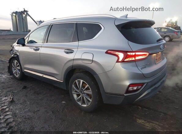 5NMS5CAD5LH245698 2020 HYUNDAI SANTA FE Silver Задня ліва чверть