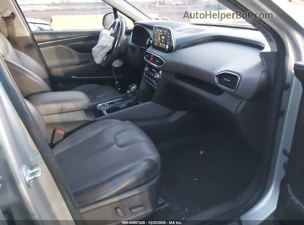 5NMS5CAD5LH245698 2020 HYUNDAI SANTA FE Silver Вид салону спереду