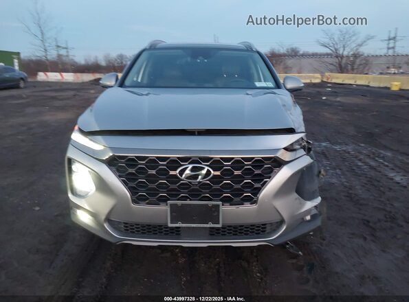 5NMS5CAD5LH245698 2020 HYUNDAI SANTA FE Silver Вид щитка приладів