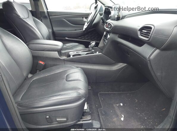 5NMS5CAD7LH152956 2020 HYUNDAI SANTA FE Dark Blue Vista interior delantera