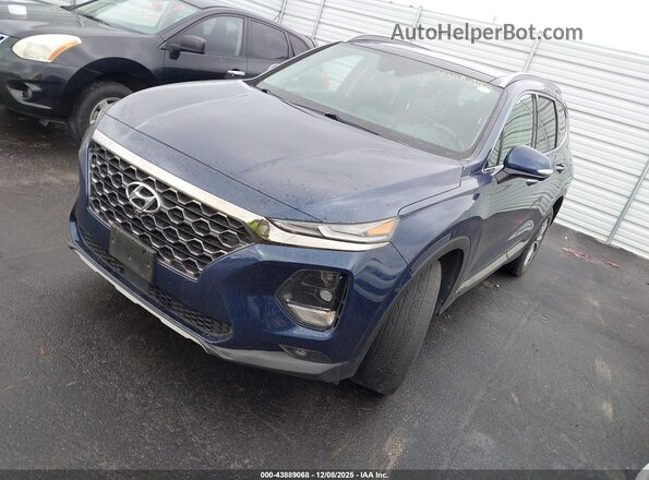 5NMS5CAD7LH152956 2020 HYUNDAI SANTA FE Dark Blue Vista tres cuartos delantera izquierda