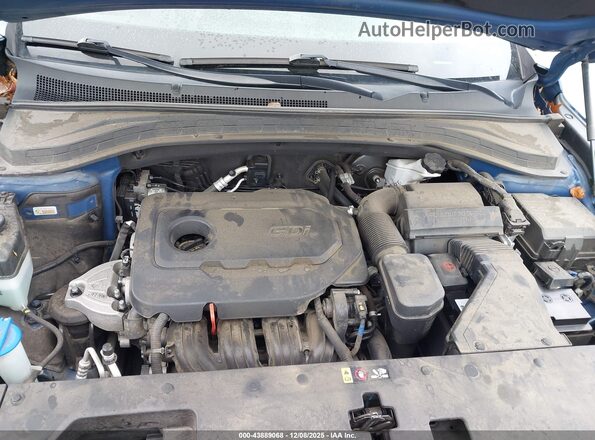 5NMS5CAD7LH152956 2020 HYUNDAI SANTA FE Dark Blue Vista trasera