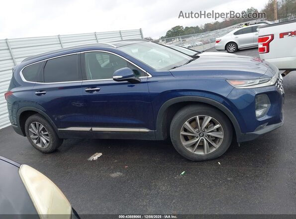 5NMS5CAD7LH152956 2020 HYUNDAI SANTA FE Dark Blue Vista del cuadro de instrumentos