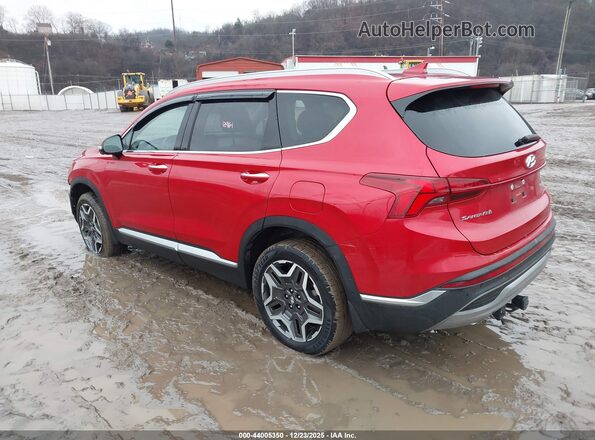 5NMS5DA13PH003512 2023 HYUNDAI SANTA FE HYBRID Red Задня ліва чверть