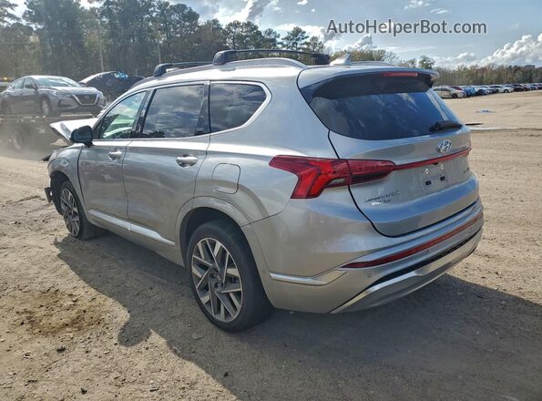 5NMS5DAL1PH628203 2023 HYUNDAI SANTA FE CALLIGRAPHY Silver Trasero izquierdo