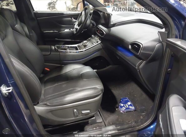 5NMS5DAL2NH480303 2022 HYUNDAI SANTA FE CALLIGRAPHY Blue Front interior view
