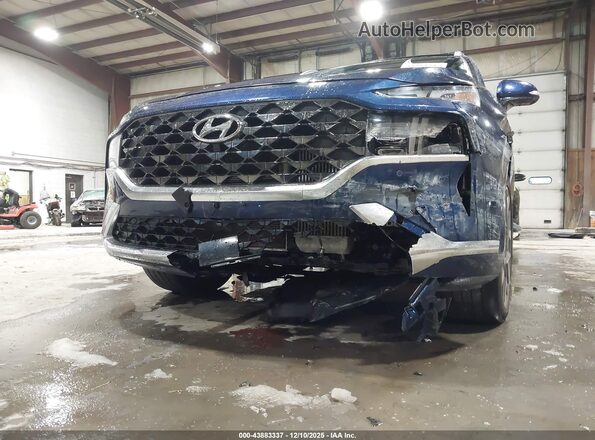 5NMS5DAL2NH480303 2022 HYUNDAI SANTA FE CALLIGRAPHY Blue Front view