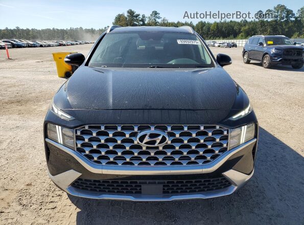 5NMS6DAJ0MH322228 2021 HYUNDAI SANTA Black წინა ხედი