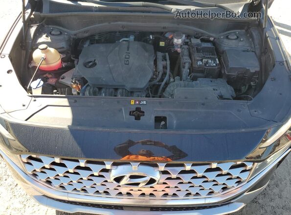 5NMS6DAJ0MH322228 2021 HYUNDAI SANTA Black ძრავის განყოფილების ხედი