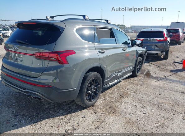 5NMS6DAJ4NH474983 2022 HYUNDAI SANTA FE Gray Tył prawy