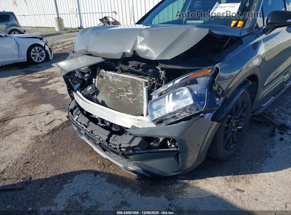 5NMS6DAJ4NH474983 2022 HYUNDAI SANTA FE Gray Widok z przodu