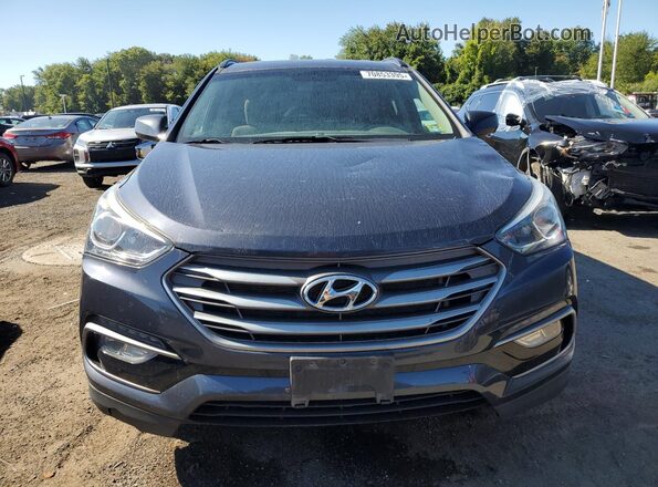 5NMZUDLB7HH035307 2017 HYUNDAI SANTA Blue Widok z przodu