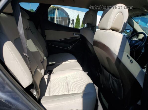 5NMZUDLB7HH035307 2017 HYUNDAI SANTA Blue Widok wnętrza z tyłu