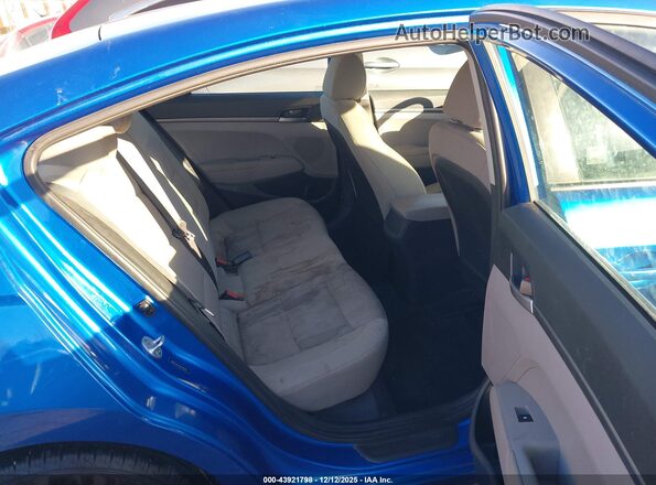 5NPD74LF9JH259532 2018 HYUNDAI ELANTRA Blue VIN sticker view