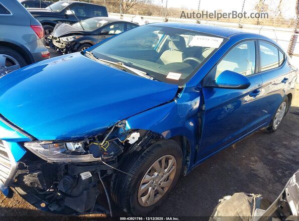 5NPD74LF9JH259532 2018 HYUNDAI ELANTRA Blue 360 interior view