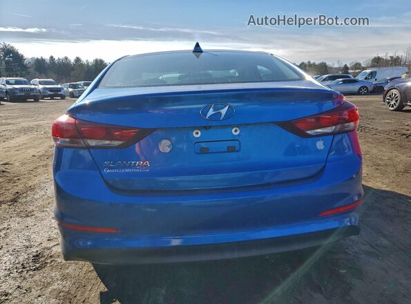 5NPD84LF0HH189250 2017 HYUNDAI ELANTRA Blue Հետևի տեսք