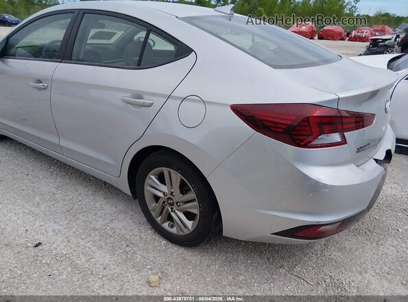 5NPD84LF1KH493940 2019 HYUNDAI ELANTRA Silver 