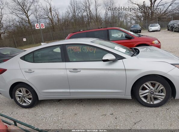 5NPD84LF1KH493940 2019 HYUNDAI ELANTRA Silver 