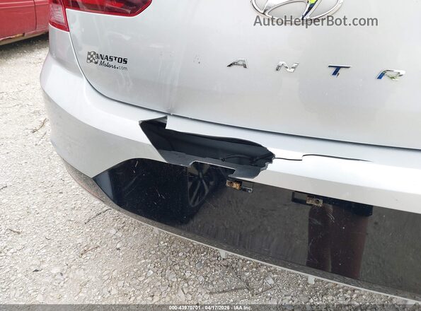 5NPD84LF1KH493940 2019 HYUNDAI ELANTRA Silver 