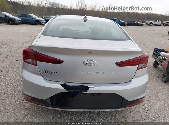 5NPD84LF1KH493940 2019 HYUNDAI ELANTRA Silver 