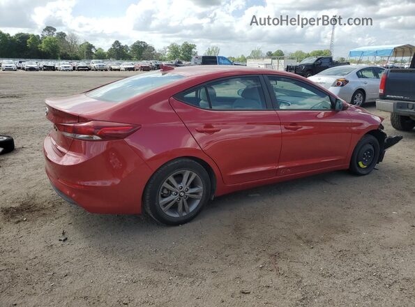5NPD84LF3JH333007 2018 HYUNDAI ELANTRA Red Задня права чверть