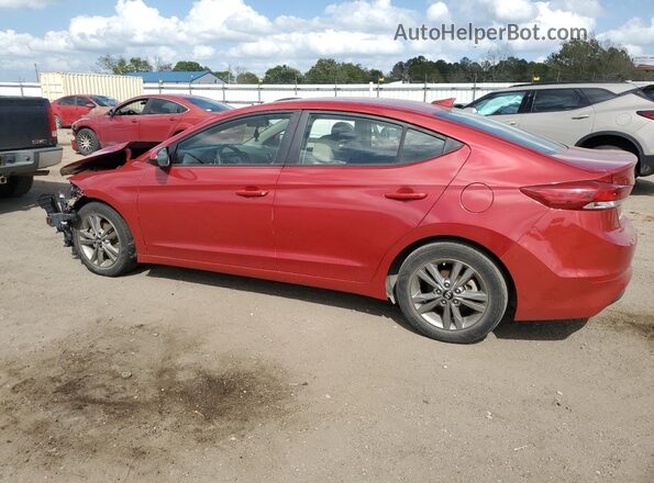 5NPD84LF3JH333007 2018 HYUNDAI ELANTRA Red Задня ліва чверть