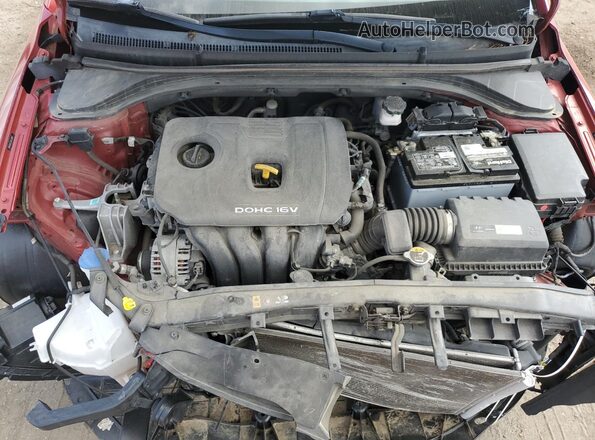 5NPD84LF3JH333007 2018 HYUNDAI ELANTRA Red Вид задньої частини салону