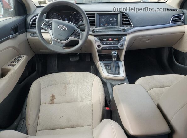 5NPD84LF3JH333007 2018 HYUNDAI ELANTRA Red Вид панелі приладів
