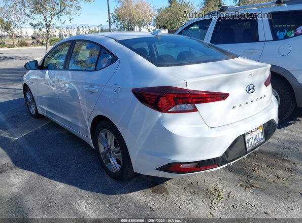 5NPD84LF4LH571595 2020 HYUNDAI ELANTRA White Հետևի ձախ